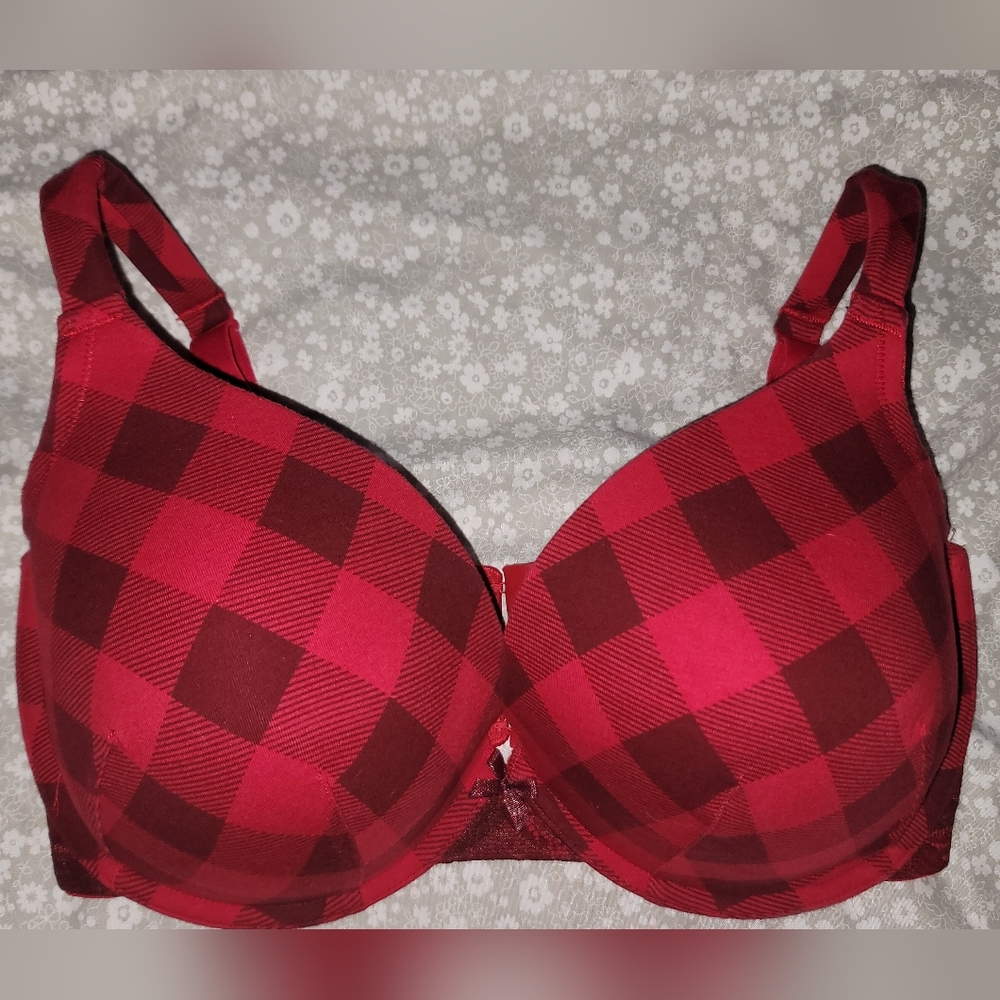 Torrid Cotton Boost Plunge Bra 40DDD